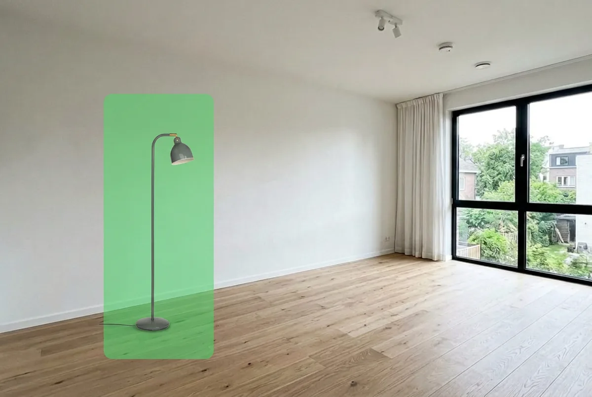 RÖDFLIK Floor lamp — Gemini 3.1 Flash Image