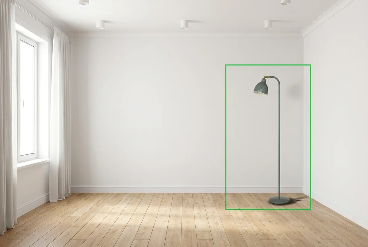 RÖDFLIK Floor lamp — Gemini 3 Pro Image