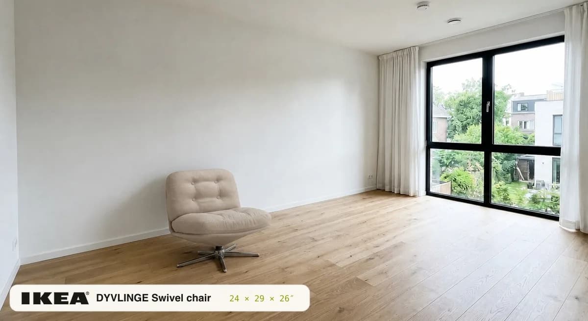 DYVLINGE Swivel chair — GPT Image 2